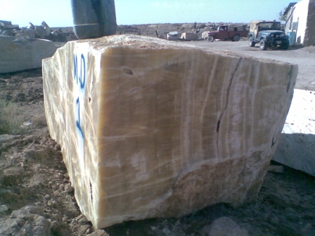 Yellow Onyx Block